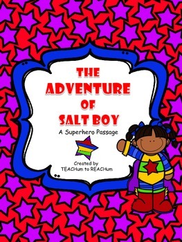 Preview of The Adventure of Salt Boy - A Superhero Passage
