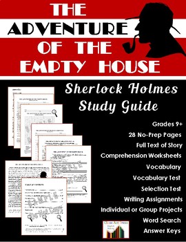 Preview of Sherlock Holmes THE ADVENTURE OF THE EMPTY HOUSE Close Reading Study Guide