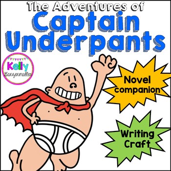 Preview of The Adventures of Captain Underpants: Book Companion and craftivity