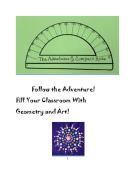 Preview of The Adventures of Compass Rose: A free protractor for endless units of fun!