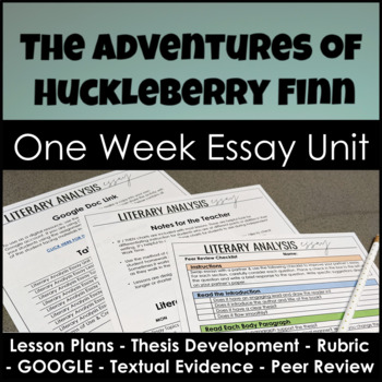 essay on the adventures of huckleberry finn