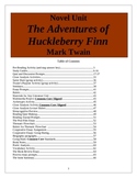 The Adventures of Huckleberry Finn, Mark Twain, 66 page Unit