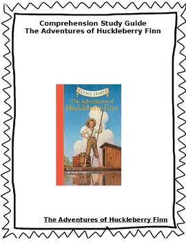 Preview of The Adventures of Huckleberry Finn Study Guide