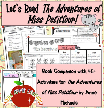Preview of The Adventures of Miss Petitfour Book Study and Learning Activities