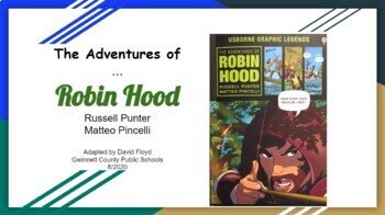 Preview of The Adventures of Robin Hood: An adapted novel (Iconic Text) for SpEd.