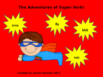Preview of The Adventures of Super Verb!