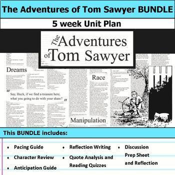 Preview of The Adventures of Tom Sawyer Unit