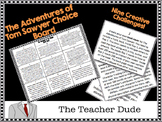 The Adventures of Tom Sawyer Choice Board