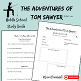The Adventures of Tom Sawyer Literature Unit | Study Guide