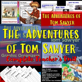 Preview of The Adventures of Tom Sawyer Novel Bundle