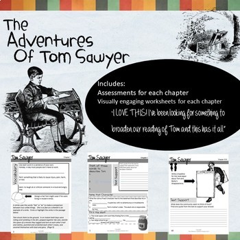 Preview of The Adventures of Tom Sawyer Novel Study