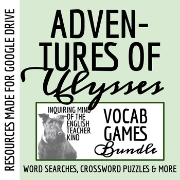 Preview of The Adventures of Ulysses by Bernard Evslin Vocabulary Games Bundle (Google)