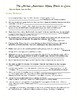 The African Americans Many Rivers to Cross Episode 3 Worksheet: 1860 1896
