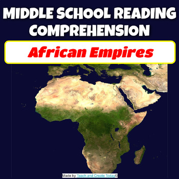 Preview of The African Empires Middle School Reading Comprehension Passages  History