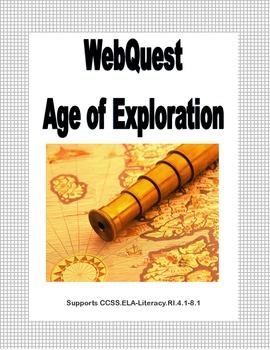 Preview of Age of Exploration - Webquest - Age Of Discovery - Internet Activity