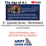 The Age of AI Episode 6 - Will a robot take my job?- Worksheet