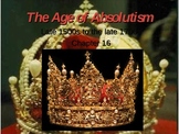 The Age of Absolutism Guided Notes