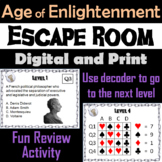 The Age of Enlightenment Activity Escape Room