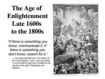Preview of The Age of Enlightenment Guided Notes