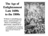 The Age of Enlightenment Guided Notes
