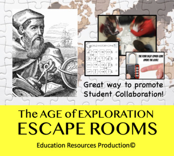 Preview of The Age of Exploration 1500-1800 - World History Escape Rooms Bundle