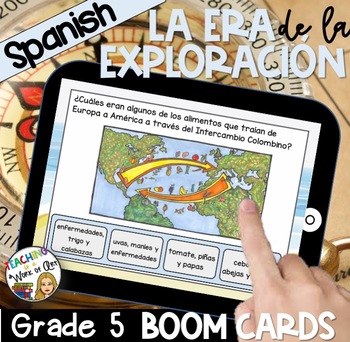 Preview of The Age of Exploration BOOM CARDS- DISTANCE LEARNING