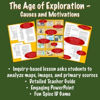 Preview of The Age of Exploration - Causes and Motivations