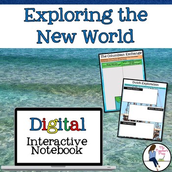 Preview of The Age of Exploration Digital Interactive Notebook for Google Drive