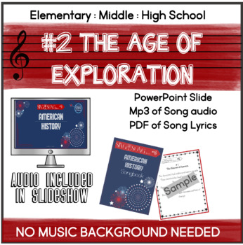Preview of The Age of Exploration Song- Teach the important facts in one simple song!