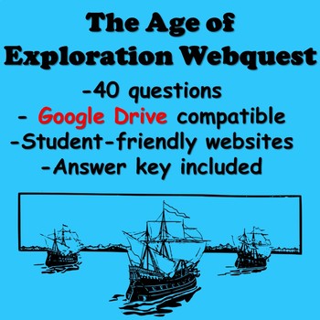 Preview of The Age of Exploration Webquest