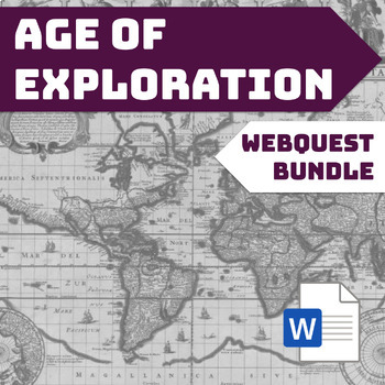 Preview of The Age of Exploration Webquest Bundle