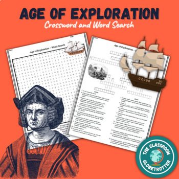Preview of The Age of Exploration - World History Crossword and Word Search