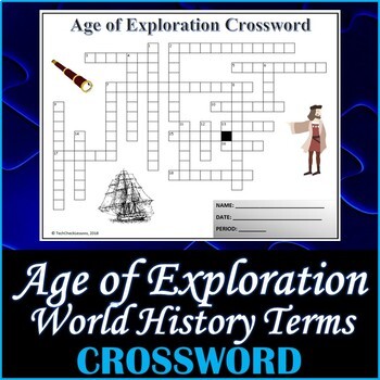 journey of exploration crossword