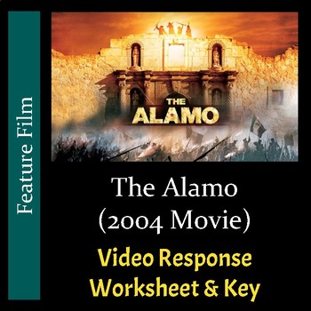 Preview of The Alamo (2004 Movie) - Worksheet & Key - PDF & Digital