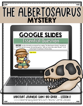 Preview of The Albertosaurus Mystery - 3rd Grd: Google Slides (Distance Learning)