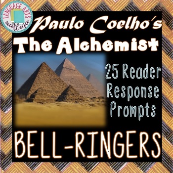 Preview of The Alchemist Bell Ringer Journal Prompts