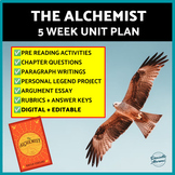 The Alchemist Novel Study, Unit Plan, Bundle Discussion Qu
