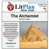 The Alchemist LitPlan Novel Study Unit, Activities, Questi