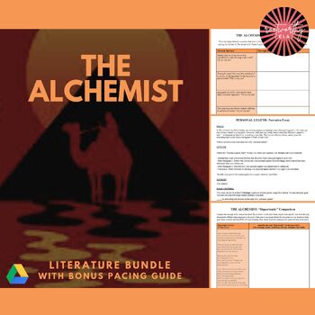 Preview of The Alchemist | Literature Bundle (Slides, Essay, Guides, + Worksheets)