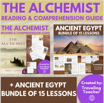 Preview of The Alchemist Novel Study & Reading Guide + Ancient Egypt 15 Lesson Unit Bundle
