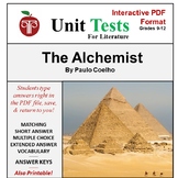The Alchemist Unit Test Interactive PDF Format