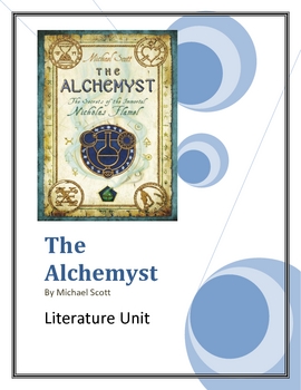 Preview of "The Alchemyst", by Michael Scott, Complete Literature Unit, 58 pgs.