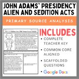 The Alien and Sedition Acts 1798: Primary Source Analysis