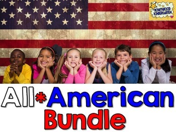 Preview of American Symbols BUNDLE! Presidents Day , Constitution Day , Eagles , Flag