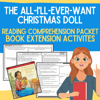 Preview of The All-I'll-Ever-Want Christmas Doll Read Aloud No-Prep Reading Comprehension