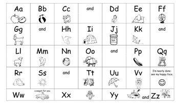 The Alphabet ABC Chart Chant by Mrs Miners Monkey Business | TpT
