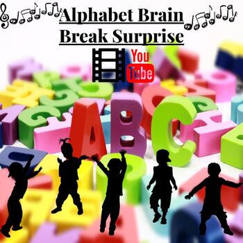 Preview of The Alphabet Brain Break Surprise Activities and Videos
