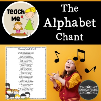 Preview of Alphabet Chant Poem and Book Craft