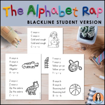 Preview of The Alphabet Rap (Student Version) - An Alphabet Sound Chant / Song