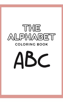 Preview of The Alphabet coloring book